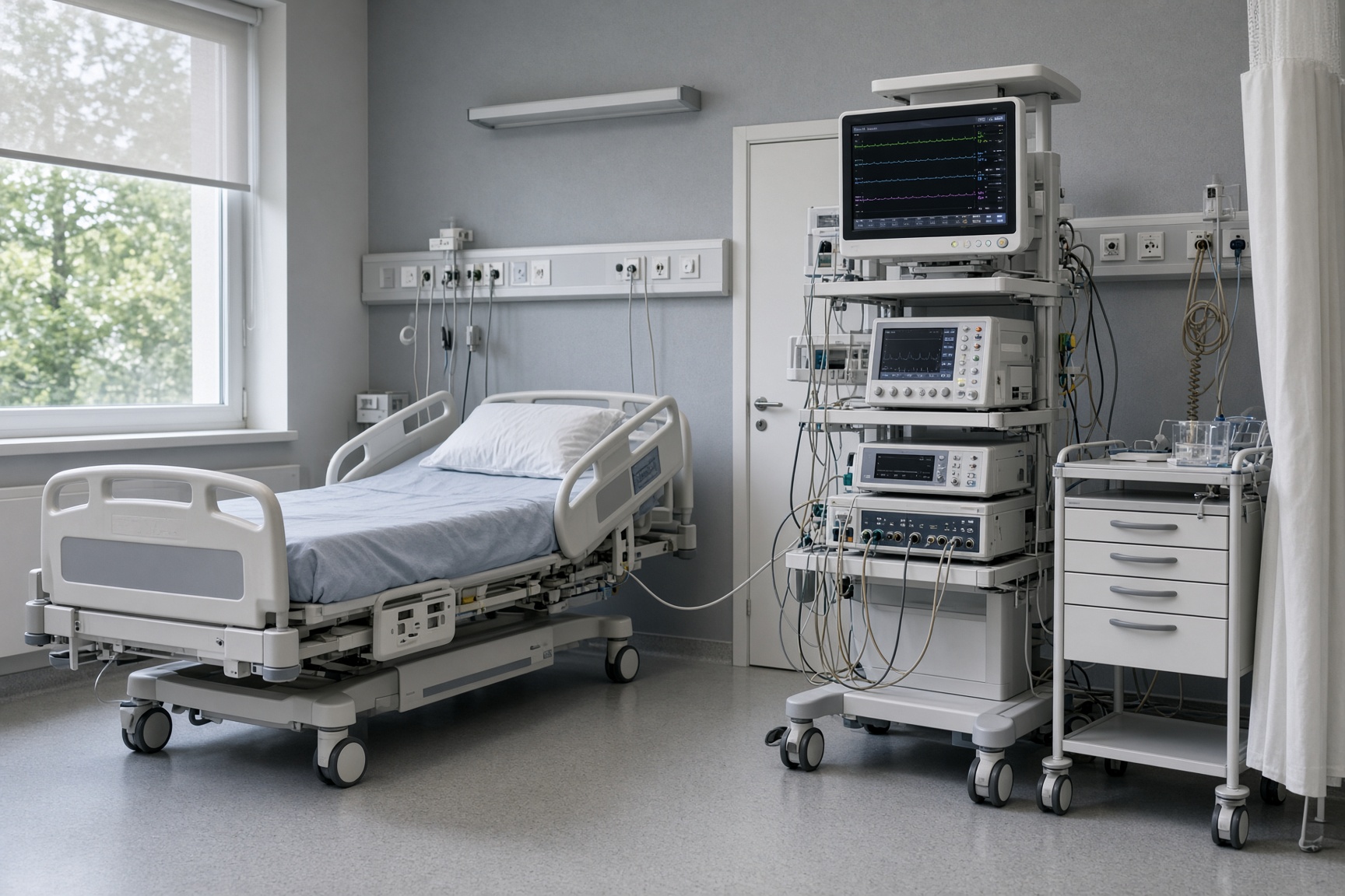 Intensive care equipment, with no people in view